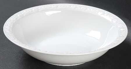 Maria White (12 Sided) Rim Cereal Bowl