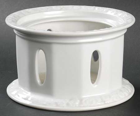 Maria White (12 Sided) 3-Piece Warmer Stand, Bottom Only