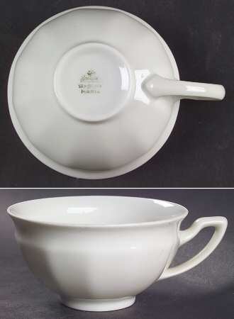 Maria White (12 Sided) Flat Cup