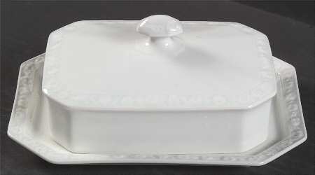 Maria White (12 Sided) Half Pound Covered Butter