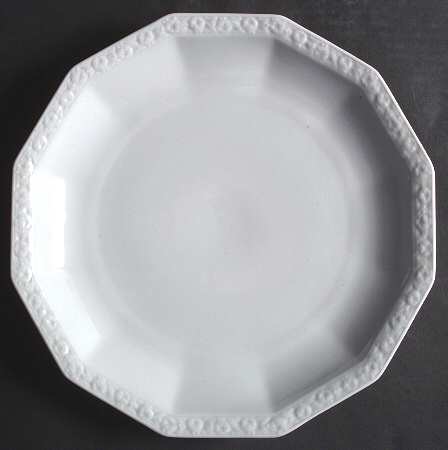 Maria White (12 Sided) Cake Plate