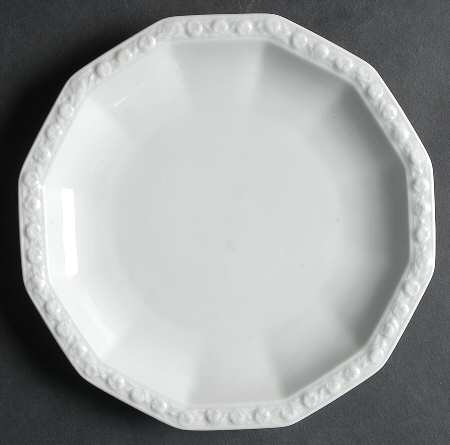 Maria White (12 Sided) 2-Piece Drain Set, Underplate Only