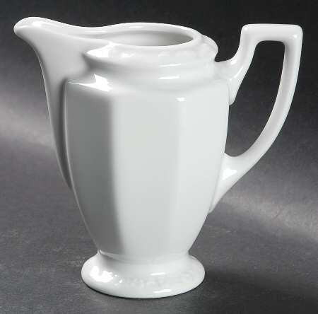 Maria White (12 Sided) Creamer