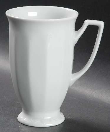 Maria White (12 Sided) Chocolate Mug