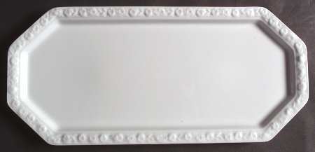 Maria White (12 Sided) Large Sandwich Tray