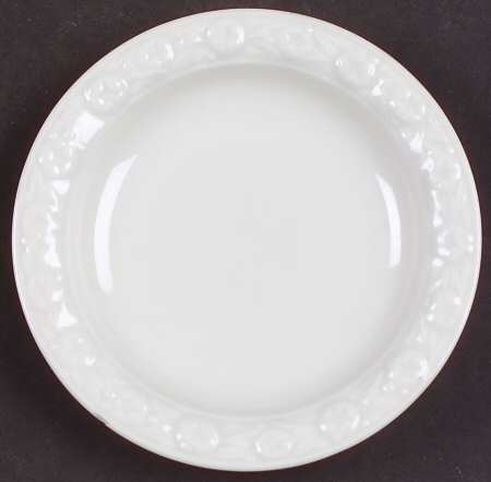Maria White (12 Sided) Butter Pat