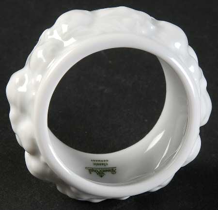 Maria White (12 Sided) Napkin Ring