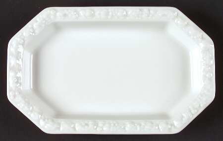 Maria White (12 Sided) Silver Tray