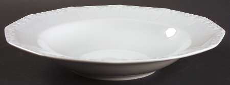 Maria White (12 Sided) 10" Individual Pasta Bowl