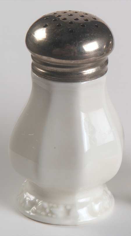 Maria White (12 Sided) Salt Shaker