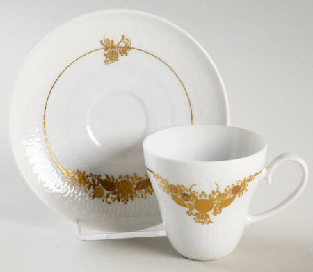 Medley Flat Demitasse Cup & Saucer Set