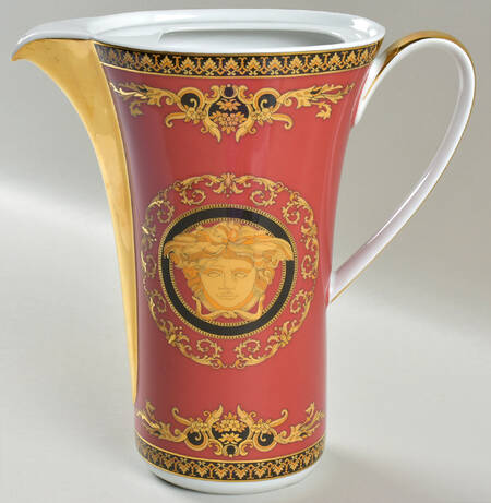 Medusa Red (Round) Coffee Pot No Lid