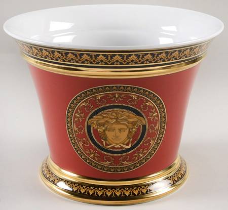 Medusa Red (Round) 7" Flower Pot