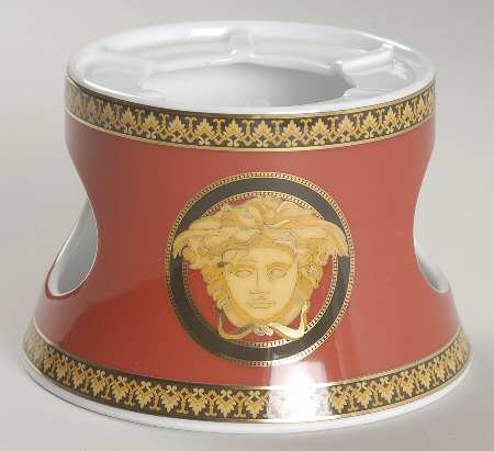 Medusa Red (Round) China Warmer Stand
