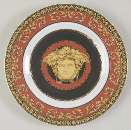 Medusa Red (Round) Plate Wall