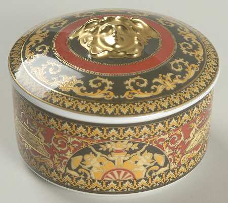 Medusa Red (Round) Round Box & Lid