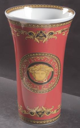Medusa Red (Round) 13" Vase