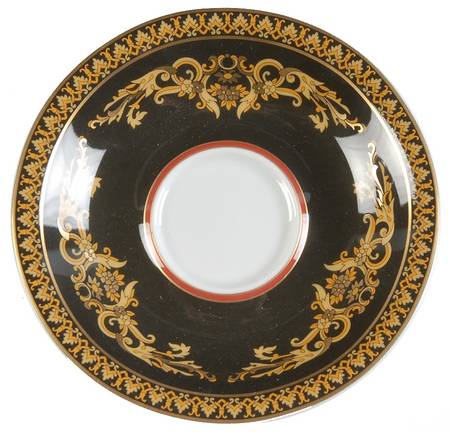 Medusa Red (Round) Saucer for Demitasse Cup