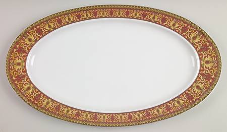 Medusa Red (Round) Fish Platter