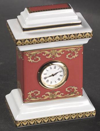 Medusa Red (Round) Mini Clock