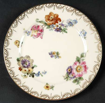 Meissen (Cream) Bread & Butter Plate