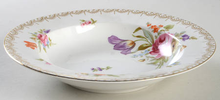 Meissen (White) Rim Soup Bowl