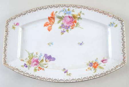 Meissen (White) 14" Rectangular Serving Platter