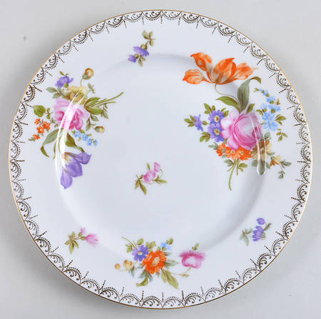 Meissen (White) Dinner Plate