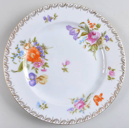 Meissen (White) Dinner Plate