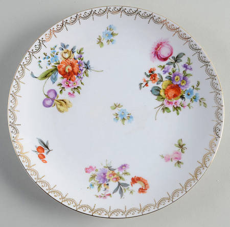 Meissen (White) Coupe Luncheon Plate