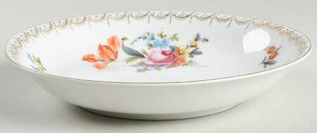 Meissen (White) Coupe Soup Bowl