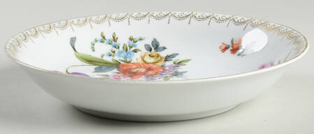 Meissen (White) Coupe Soup Bowl