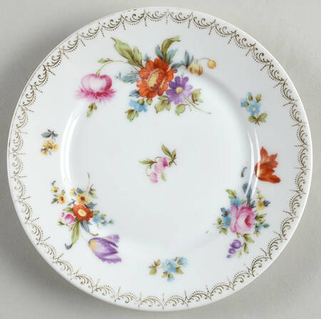 Meissen (White) Bread & Butter Plate