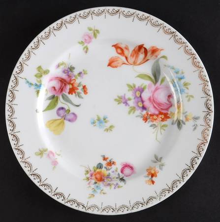 Meissen (White) Luncheon Plate