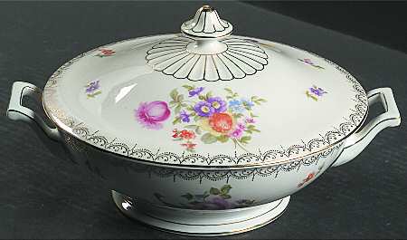 Meissen (White) Round Covered Vegetable