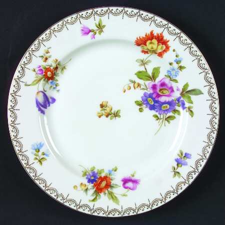 Meissen (White) Luncheon Plate