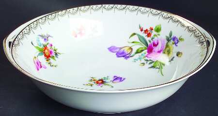 Meissen (White) 9" Round Vegetable Bowl