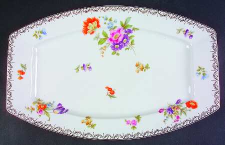 Meissen (White) 14" Rectangular Serving Platter
