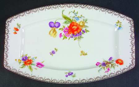 Meissen (White) 13" Rectangular Serving Platter