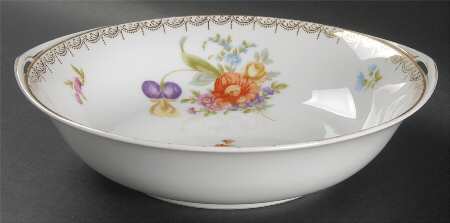 Meissen (White) 10" Round Vegetable Bowl
