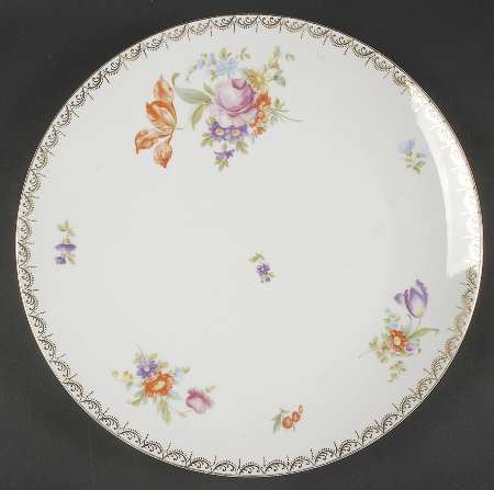 Meissen (White) 13" Chop Plate (Round Platter)