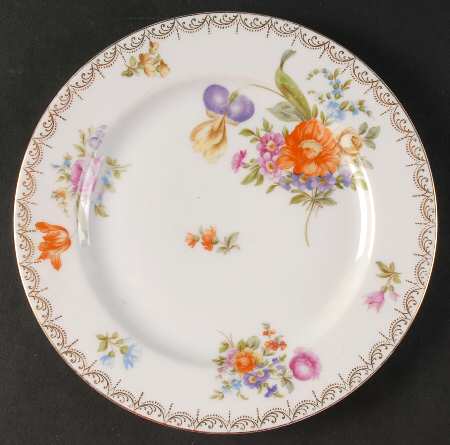 Meissen (White) Luncheon Plate