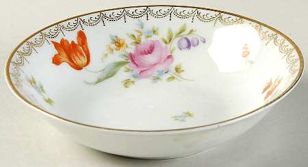 Meissen (White) Fruit/Dessert (Sauce) Bowl