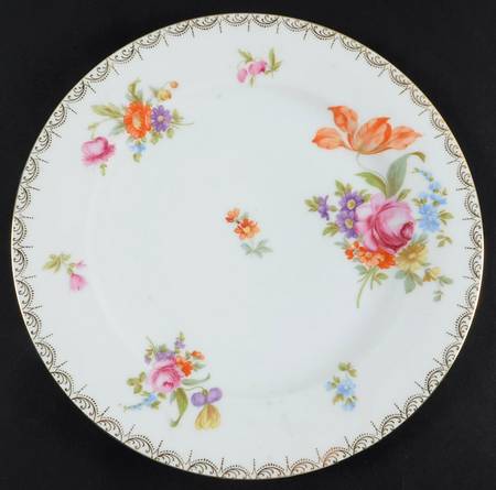 Meissen (White) Dinner Plate