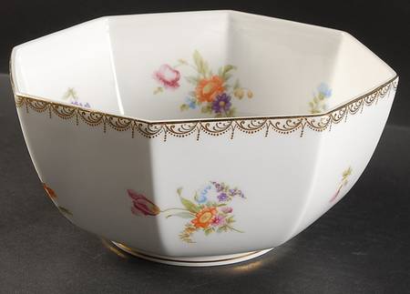Meissen (White) 8" Octagonal Vegetable Bowl