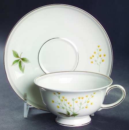 Melody Footed Cup & Saucer Set