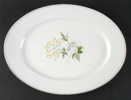 Melody 14" Oval Serving Platter