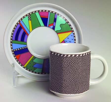 Metropol Flat Demitasse Cup & Saucer Set