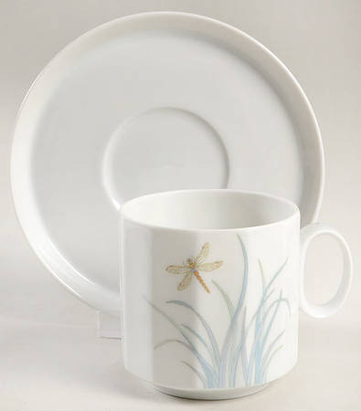 Milos Flat Cup & Saucer Set