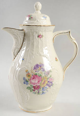 Minuet Cream (Sans Souci) Coffee Pot & Lid